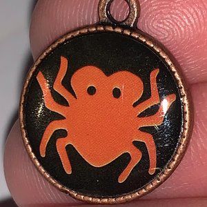Cute Round Spider Charm
